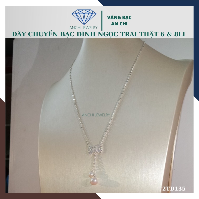Dây chuyền ngọc trai nữ mặc áo dài đẹp VCNT06
