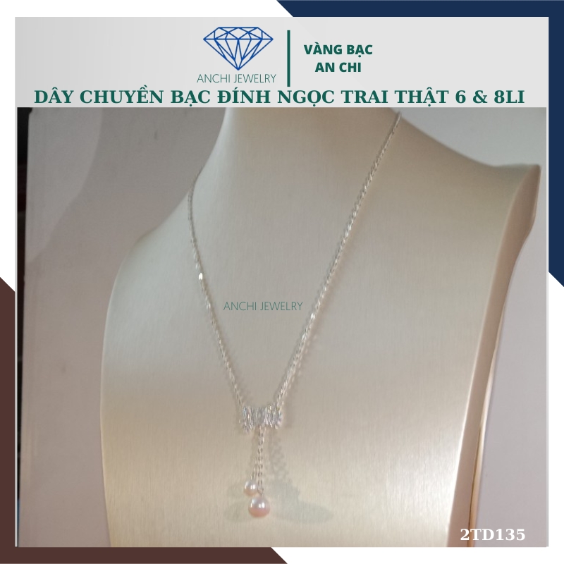 Dây chuyền ngọc trai nữ mặc áo dài đẹp VCNT06