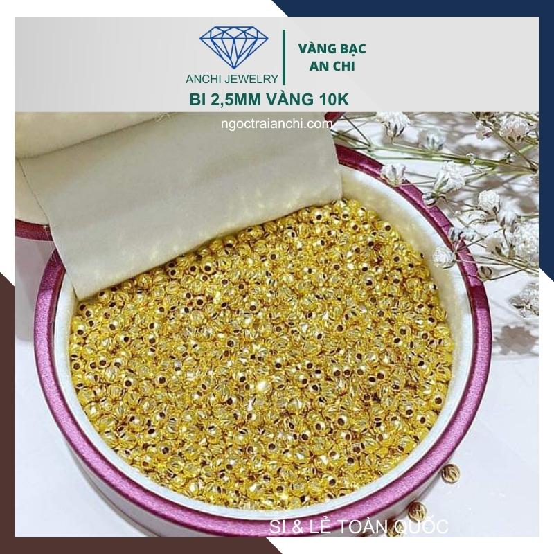Charm bi vàng 10k size 2ly - Tuyển sỉ toàn quốc