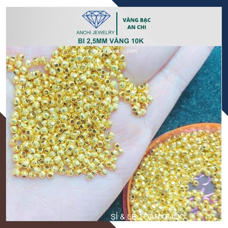 Charm bi vàng 10k size 2ly - Tuyển sỉ toàn quốc