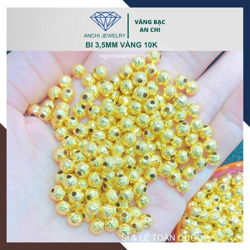 Charm bi vàng 10k size 3ly - bán sỉ toàn quốc