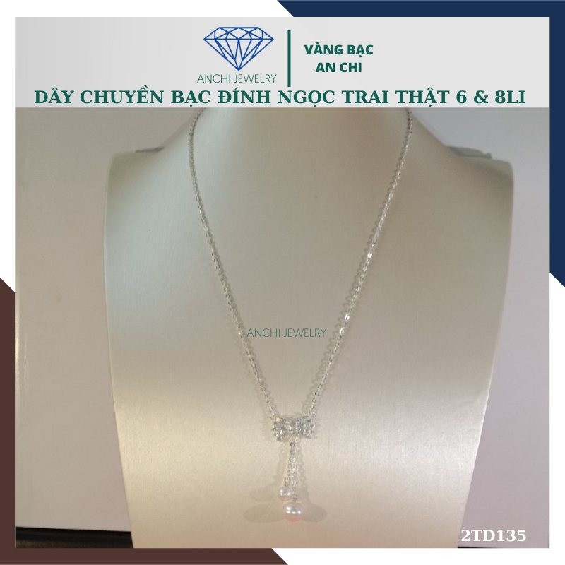 Dây chuyền ngọc trai nữ mặc áo dài đẹp VCNT06