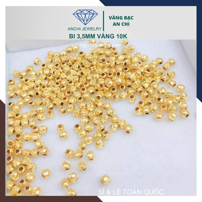 Charm bi vàng 10k size 3ly - bán sỉ toàn quốc