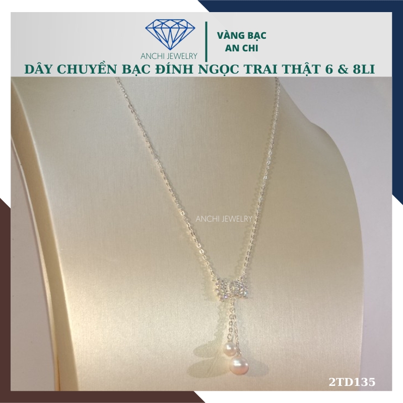 Dây chuyền ngọc trai nữ mặc áo dài đẹp VCNT06