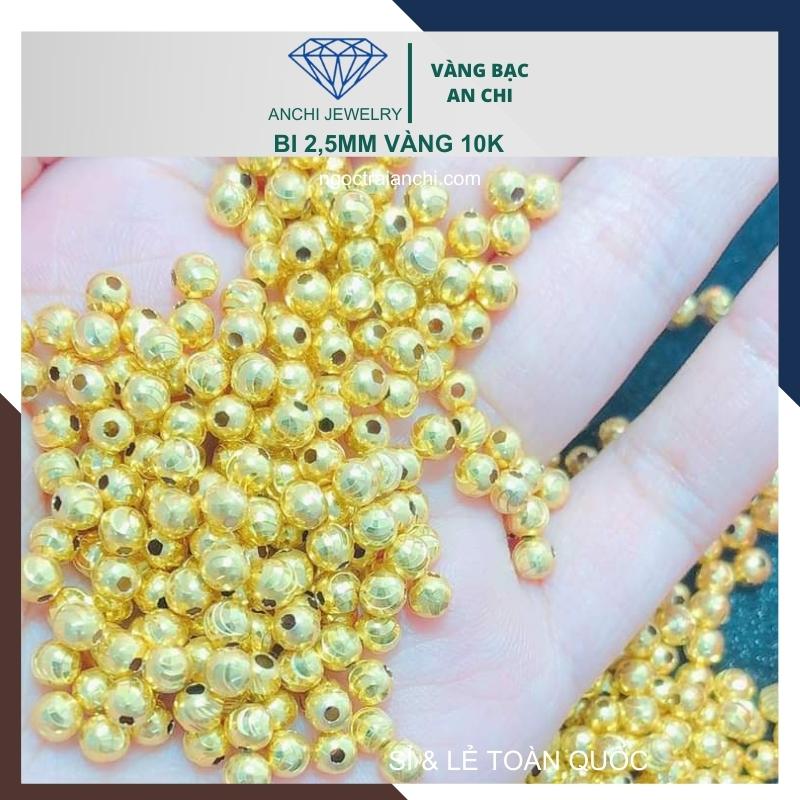 Charm bi vàng 10k size 2ly - Tuyển sỉ toàn quốc