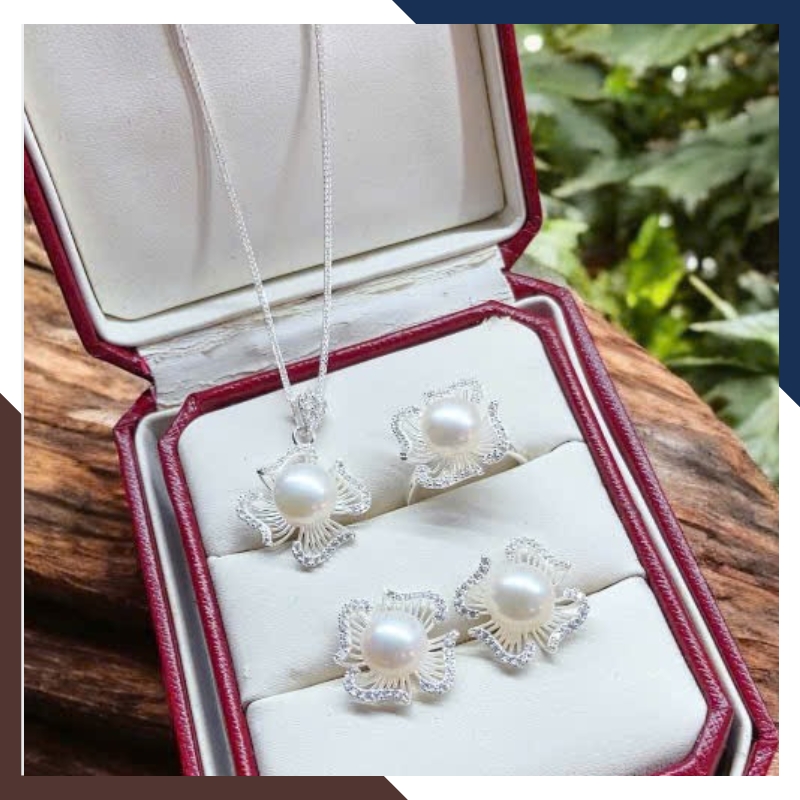 Bộ Trang Sức Ngọc Trai Cho Mẹ BTSNT173 | Quà Tặng Ý Nghĩa