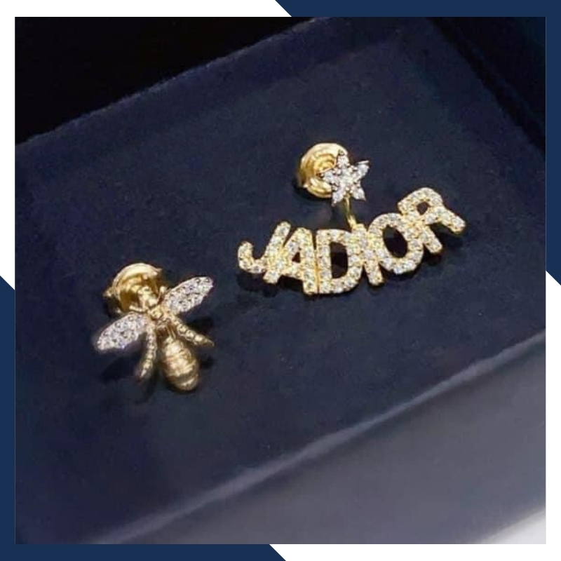 Bông tai Jadior vàng tây nữ 10k hàn quốc trẻ trung 2180TL67