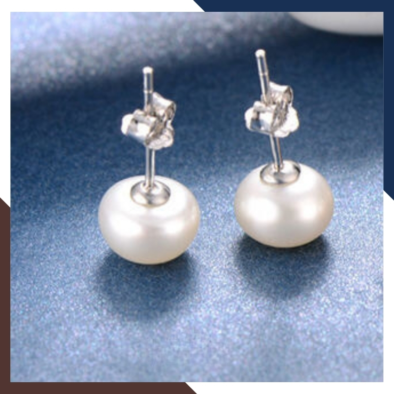 Bông tai nụ ngọc trai bạc size 6-7mm cho nữ đẹp mã 67AC85