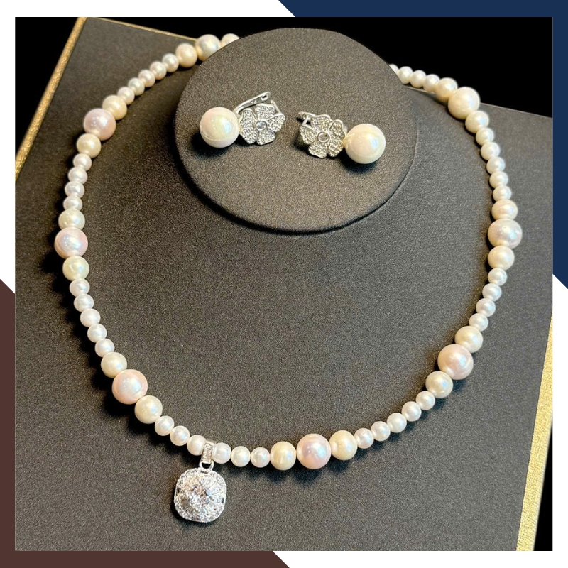 BTSNT227 – Bộ Ngọc Trai Nhiều Thiết Kế Trong Một Mã, Chọn Riêng Từng Set Theo Phong Cách