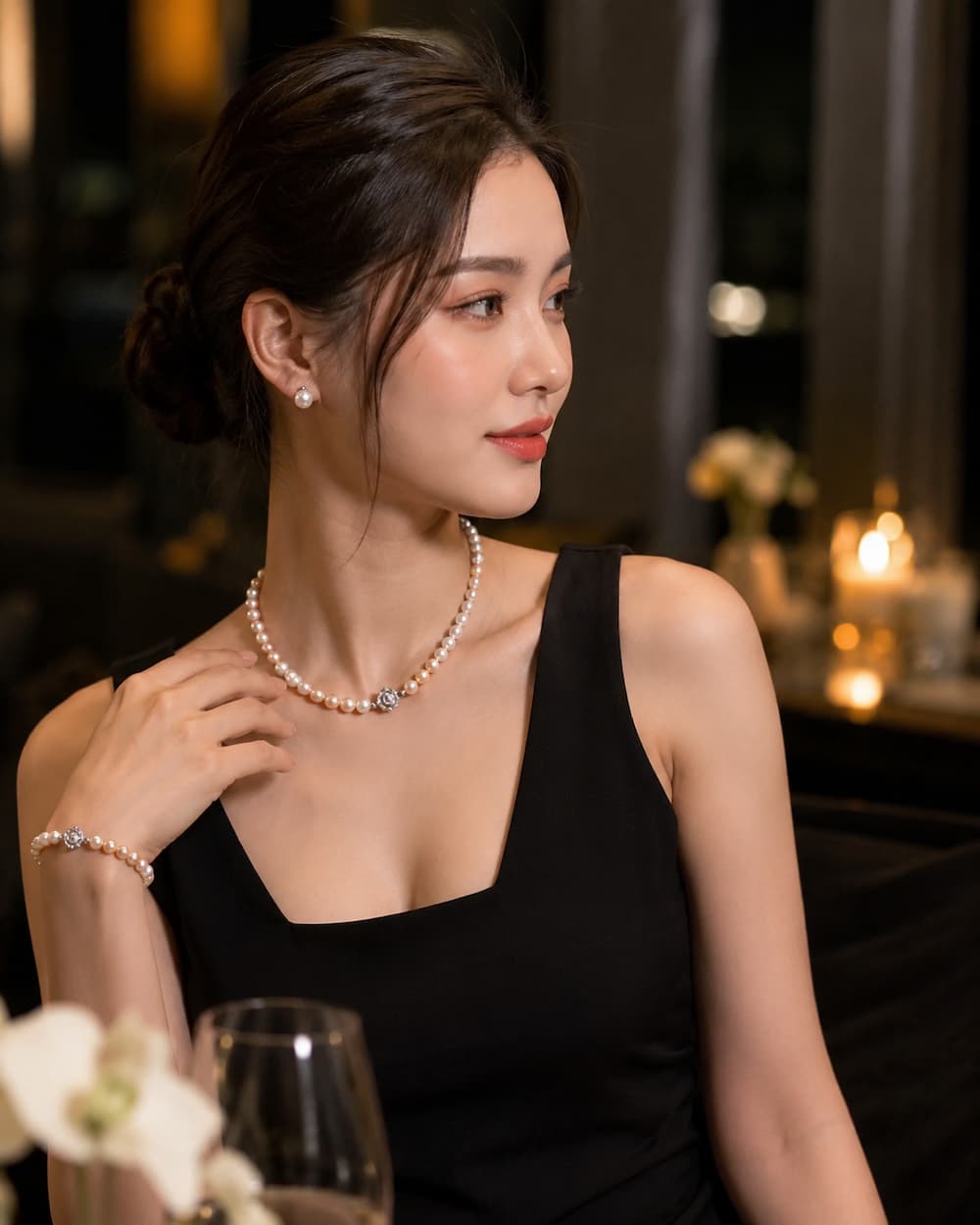 Bộ Trang Sức Ngọc Trai BTSNT251 – Phối 3 Màu Pastel Trẻ Trung & Thanh Lịch