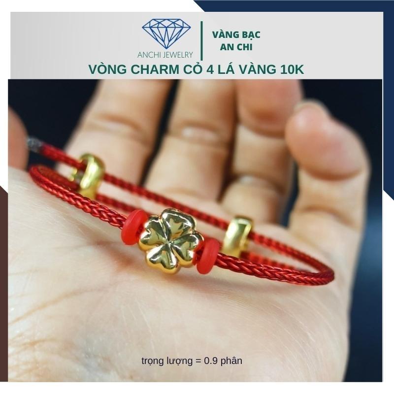Charm vàng cỏ 4 lá 10k - Sỉ toàn quốc
