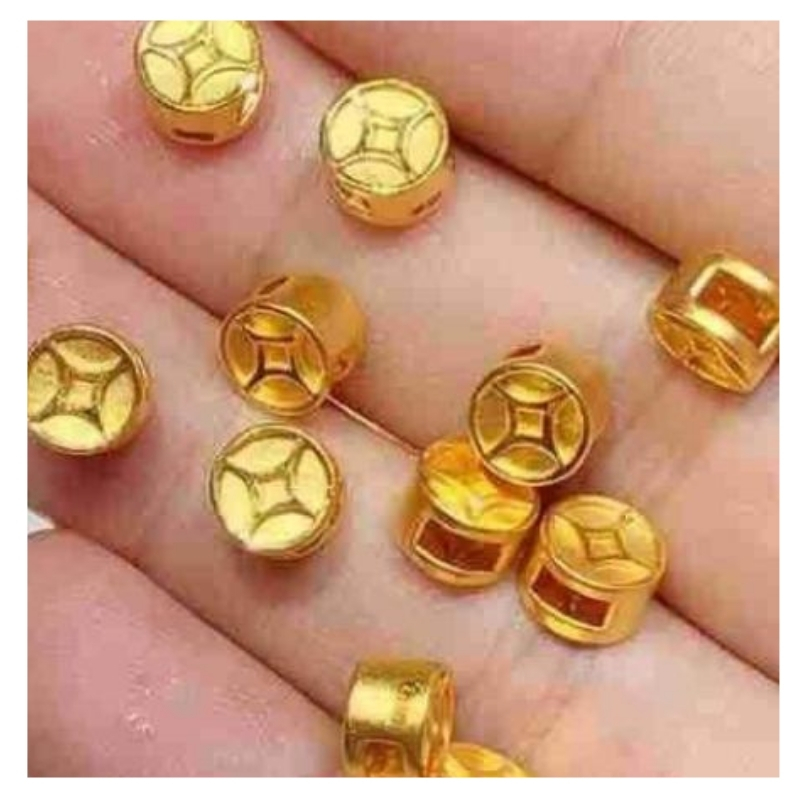 Charm đồng tiền vàng 24k 9999 - Tuyển sỉ toàn quốc