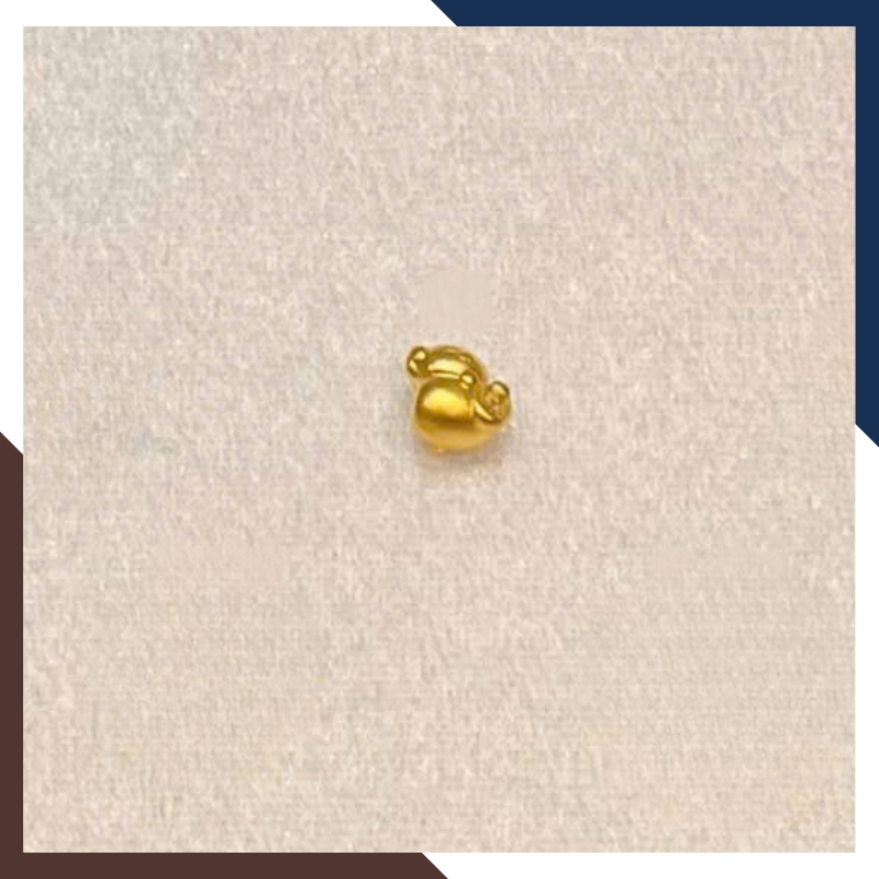 Charm Mèo Thần Tài Vàng 24k CHARMV90 - Thu hút Tài Lộc, May Mắn Trọn Vẹn