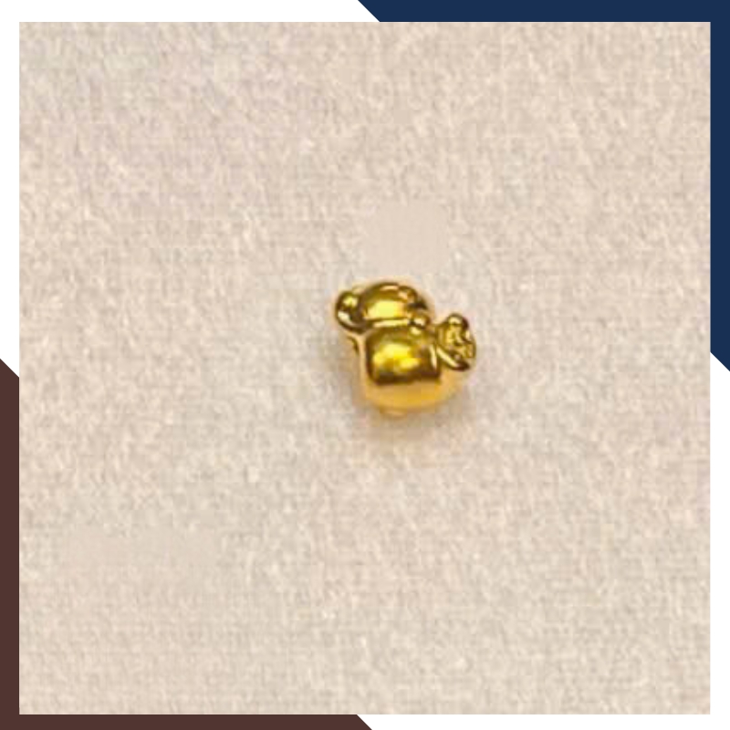 Charm Mèo Thần Tài Vàng 24k CHARMV90 - Thu hút Tài Lộc, May Mắn Trọn Vẹn