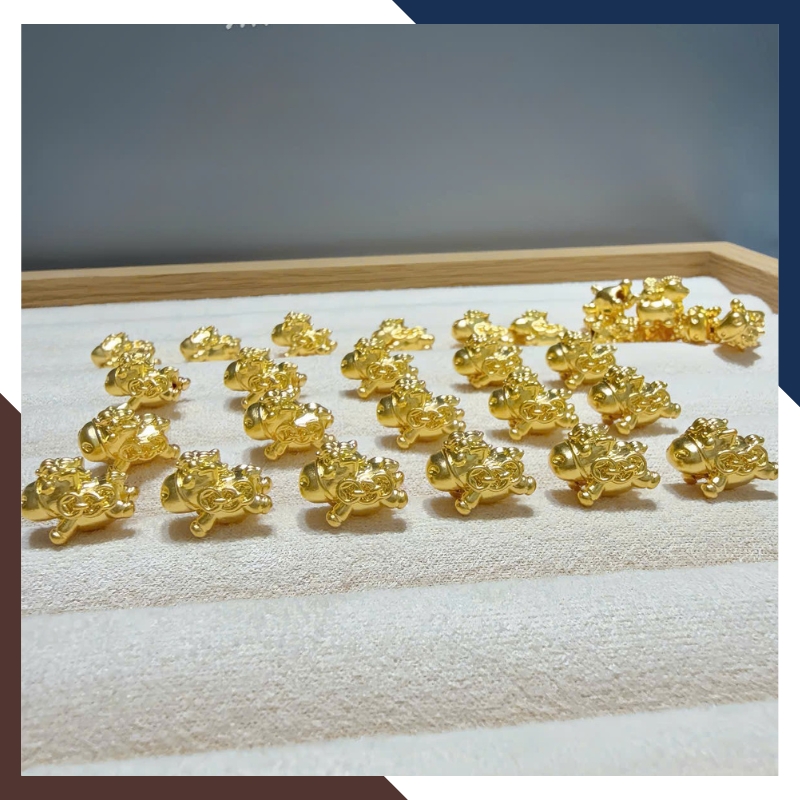 Charm Ngựa Vàng 24K 9999 CHARMV147 – Biểu Tượng May Mắn & Thành Công (5 Mẫu Lựa Chọn)