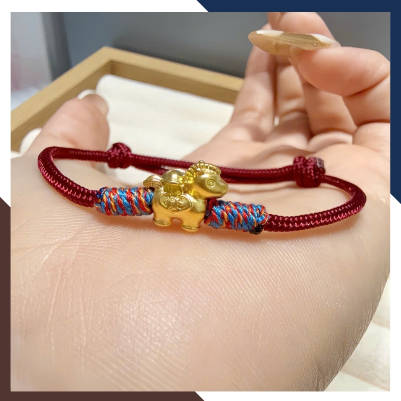 Charm Ngựa Vàng 24K 9999 CHARMV147 – Biểu Tượng May Mắn & Thành Công (5 Mẫu Lựa Chọn)