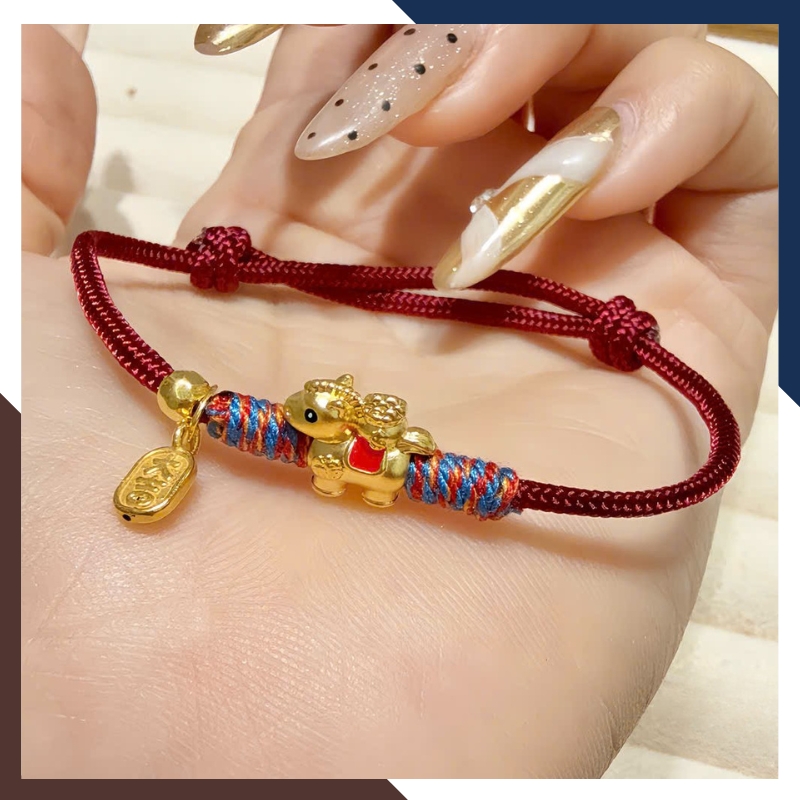 Charm Ngựa Vàng 24K 9999 CHARMV147 – Biểu Tượng May Mắn & Thành Công (5 Mẫu Lựa Chọn)