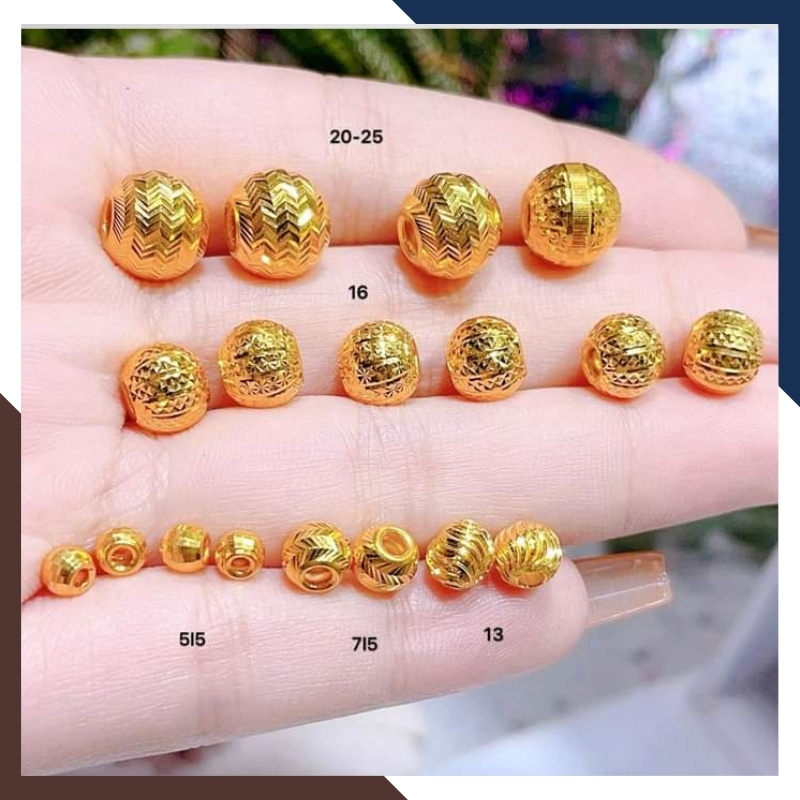 Charm vàng 24k, charm vàng ta 9999 nhiều mẫu