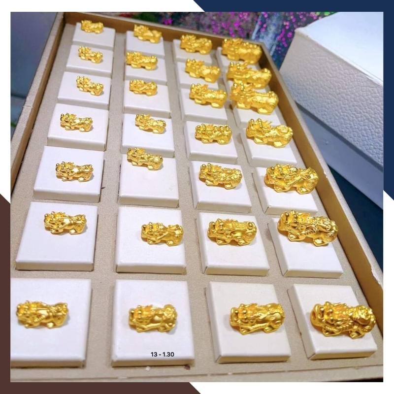 Charm vàng 24k, charm vàng ta 9999 nhiều mẫu
