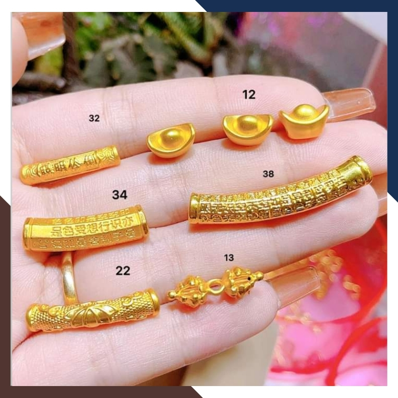 Charm vàng 24k, charm vàng ta 9999 nhiều mẫu