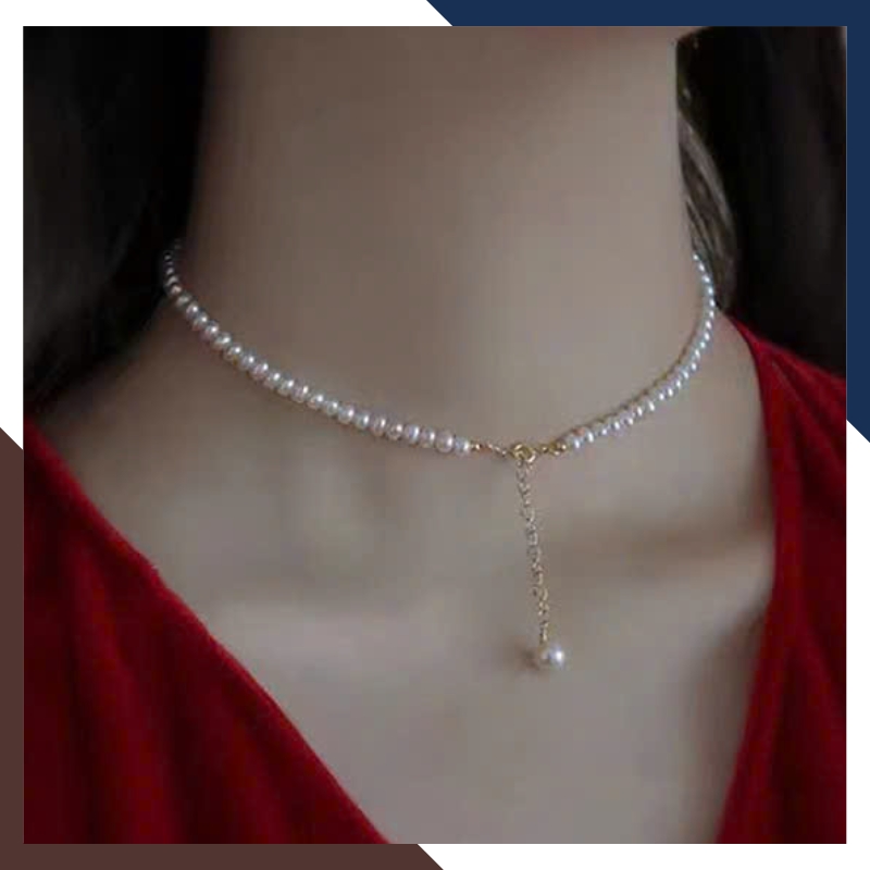 Choker Ngọc Trai Hạt Nhỏ 2-3mm VCNT143