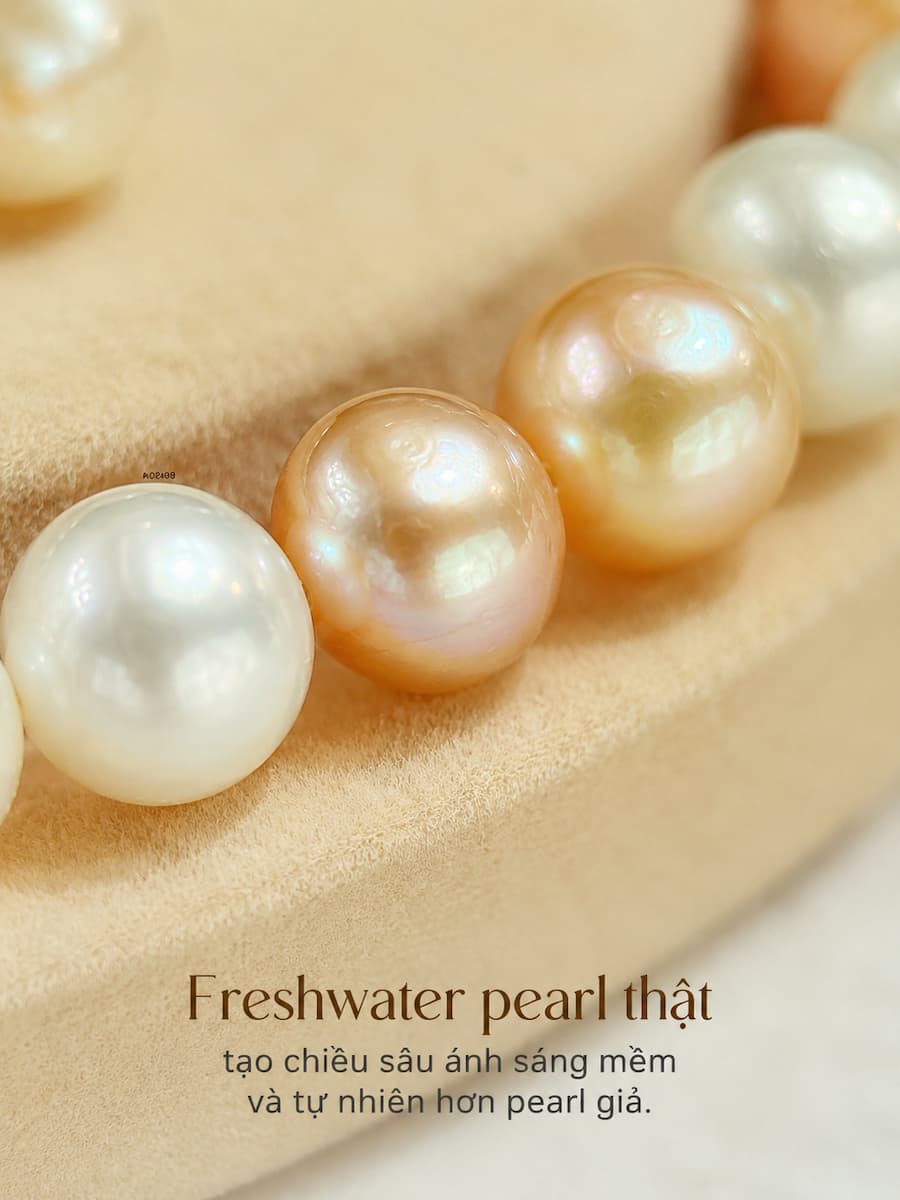 Bộ Trang Sức Ngọc Trai BTSNT251 – Phối 3 Màu Pastel Trẻ Trung & Thanh Lịch