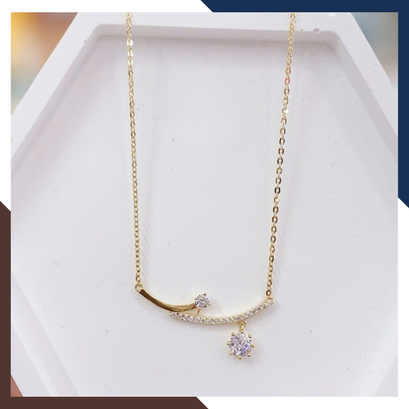 Dây Chuyền Vàng Nữ Mẫu Mới Đẹp & Cá Tính DCVN296 | Vàng Ý 10k