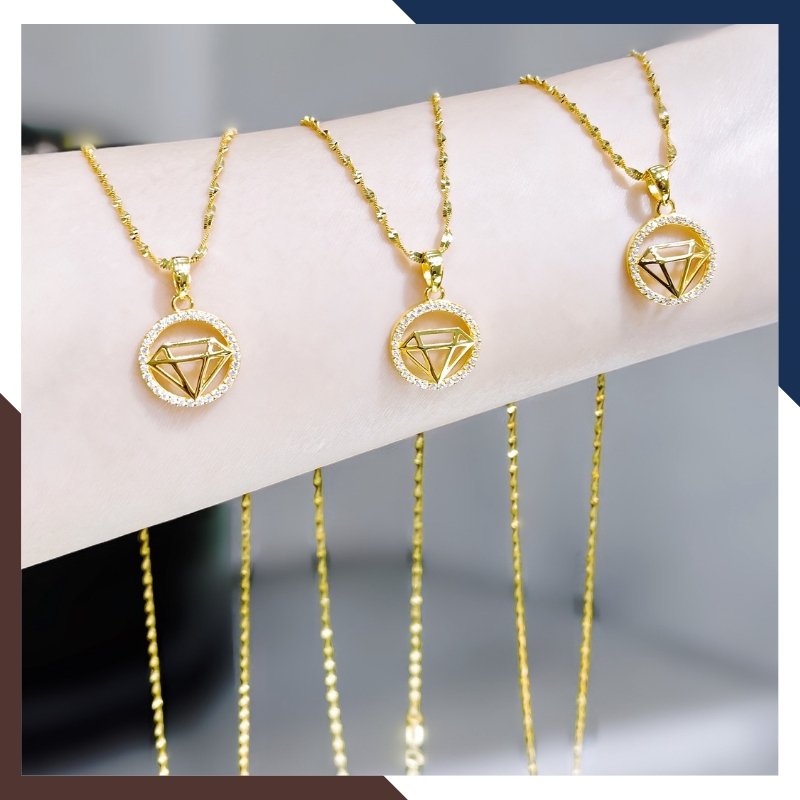 Dây Chuyền Vàng Nữ Mẫu Mới Đẹp & Cá Tính DCVN296 | Vàng Ý 10k