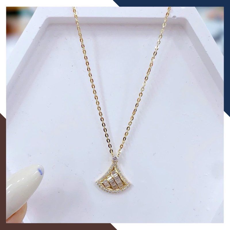 Dây Chuyền Vàng Nữ Mẫu Mới Đẹp & Cá Tính DCVN296 | Vàng Ý 10k