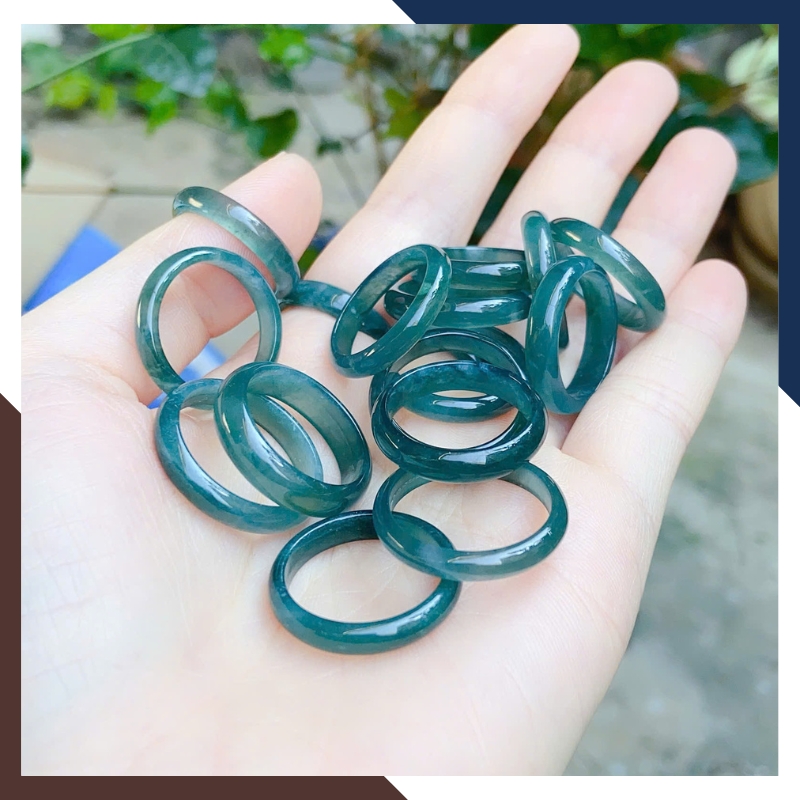 Nhẫn Lam Ngọc Tự Nhiên A+ Bọc Hoa Sen Vàng 10K – NPT53