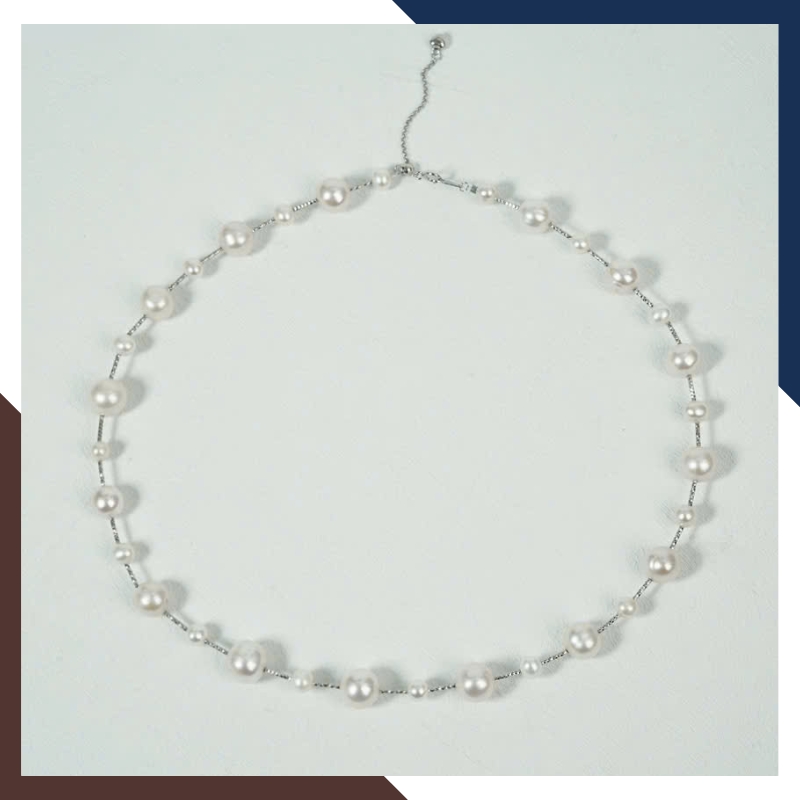 Kiềng cổ ngọc trai VCNT163 – Sang trọng, tinh tế, trẻ trung