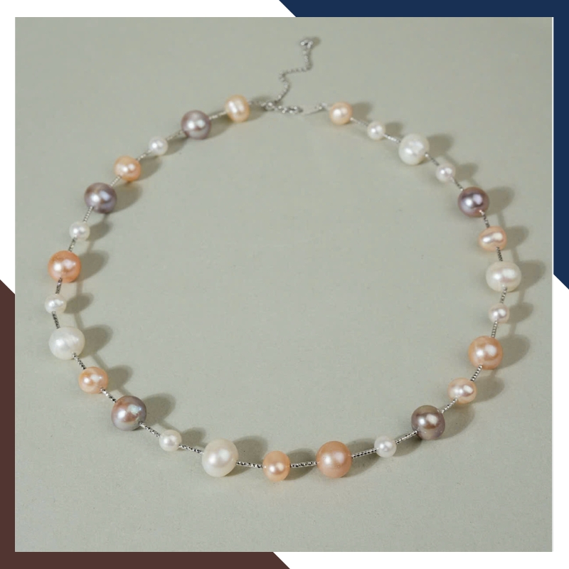 Kiềng cổ ngọc trai VCNT163 – Sang trọng, tinh tế, trẻ trung