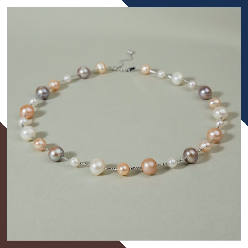 Kiềng cổ ngọc trai VCNT163 – Sang trọng, tinh tế, trẻ trung