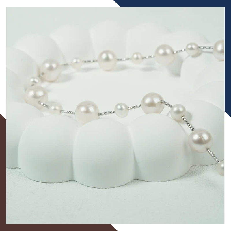 Kiềng cổ ngọc trai VCNT163 – Sang trọng, tinh tế, trẻ trung