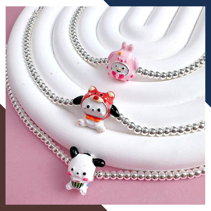 Lắc Bạc Cho Bé Labubu Mã LTBCB018