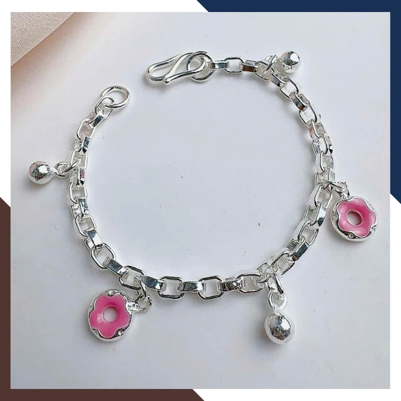 Lắc Bạc Cho Bé Nhiều Mẫu LTBCB019