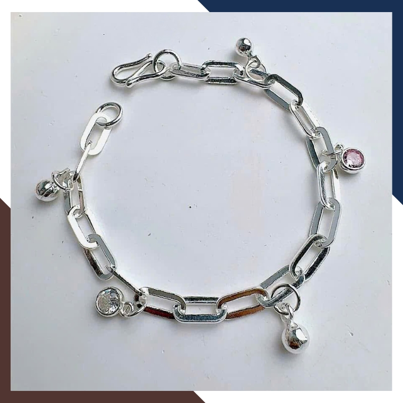 Lắc Bạc Cho Bé Nhiều Mẫu LTBCB019