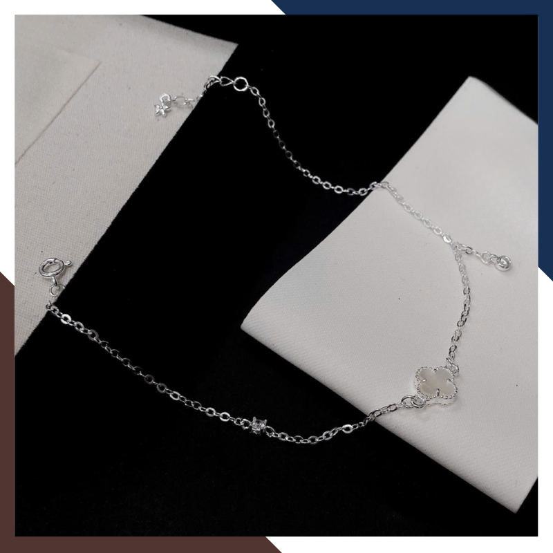 Lắc Chân Bạc Nữ Nguyên Chất LCBN01 - Nhiều Mẫu Dễ Thương, Bền Đẹp