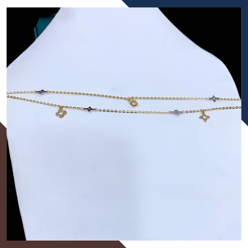 Lắc Chân Vàng Ý 10K Cho Nữ Nhiều Mẫu LCVN17 – Trẻ Trung, Không Lỗi Mốt & Phù Hợp Mọi Tuổi