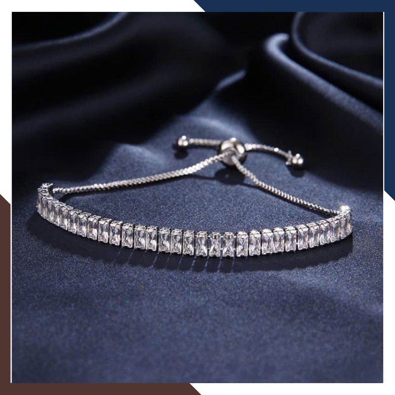 Lắc Tay Bạc Nữ Dây Rút Đính Đá Hột Xoàn LTBN51 – Sang Trọng & Nổi Bật, Thu Hút Mọi Ánh Nhìn