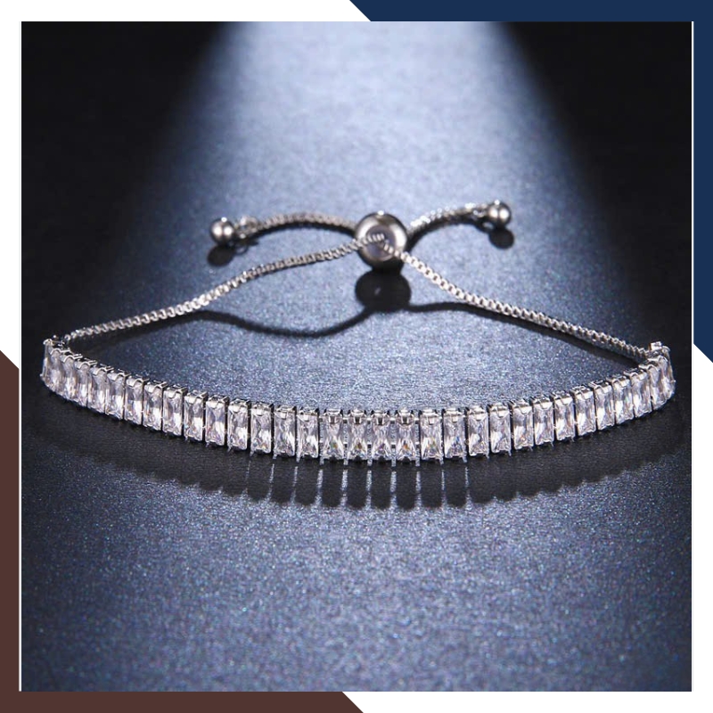 Lắc Tay Bạc Nữ Dây Rút Đính Đá Hột Xoàn LTBN51 – Sang Trọng & Nổi Bật, Thu Hút Mọi Ánh Nhìn