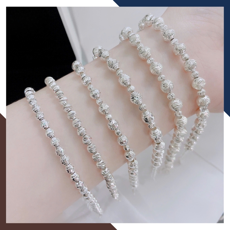 Lắc Tay Bi Bạc Nữ LTBN81