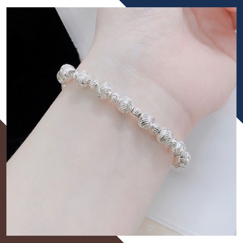 Lắc Tay Bi Bạc Nữ LTBN81