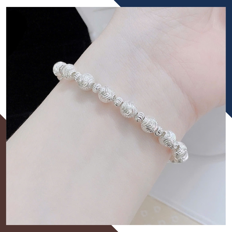 Lắc Tay Bi Bạc Nữ LTBN81