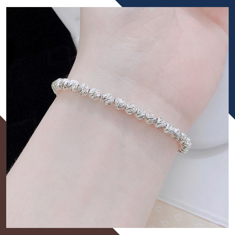 Lắc Tay Bi Bạc Nữ LTBN81