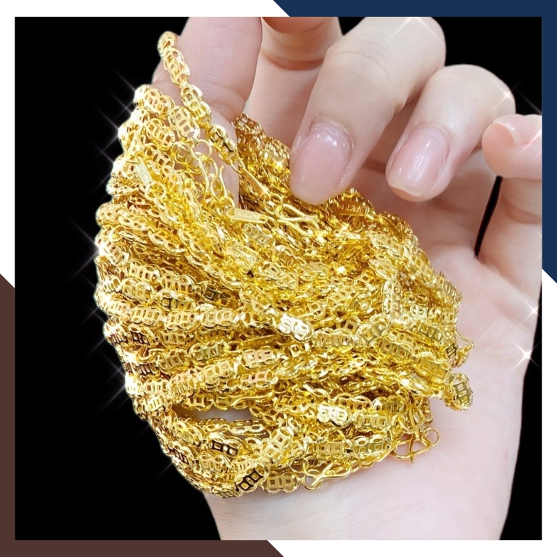 Lắc Tay Kim Tiền Vàng 10K Cho Nữ LTVN256 – May Mắn, Sang Trọng, Tài Lộc