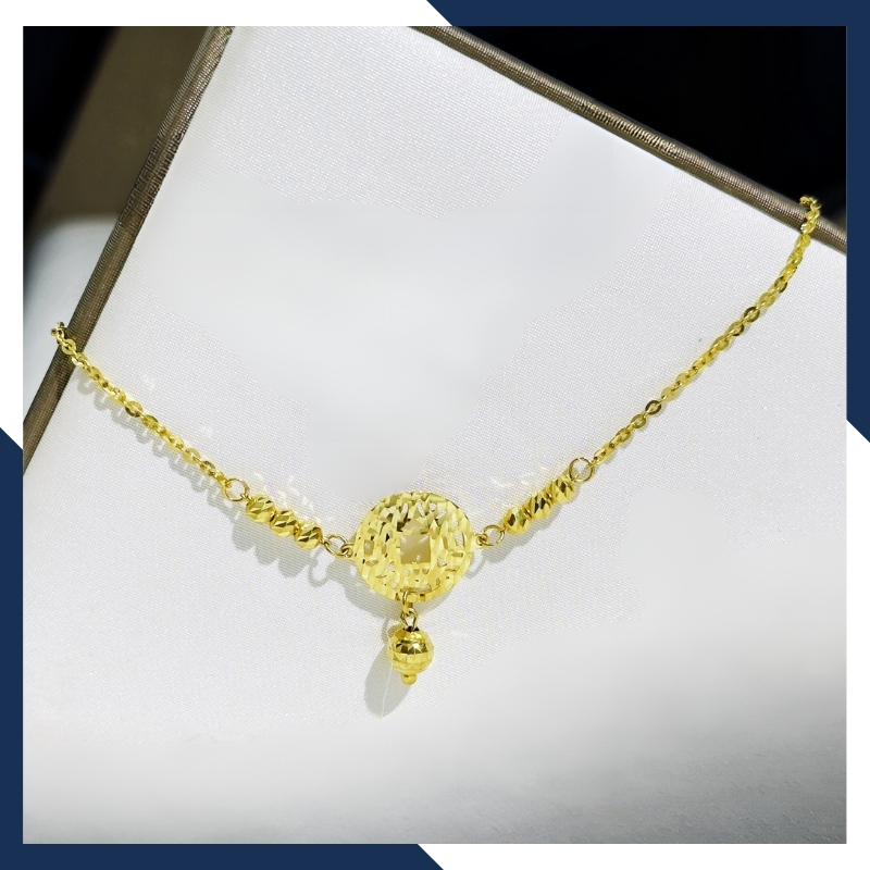 Lắc tay kim tiền vàng tây 10k cho nữ đẹp mã 1645TL55