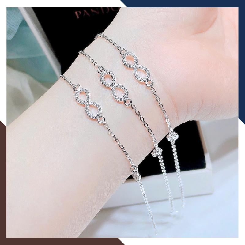 Lắc Tay Như Ý Nguyện Bạc Ta Cho Nữ LTBN126 – Hút May Mắn, Cầu Bình An