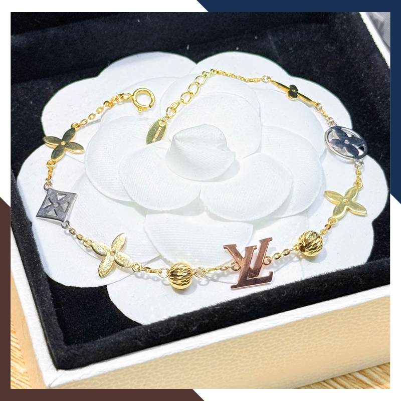 Lắc Tay Vàng Nữ 10K Charm Nhiều Mẫu LTVN367 – Thiết Kế Thời Trang, Đeo Đẹp Mỗi Ngày