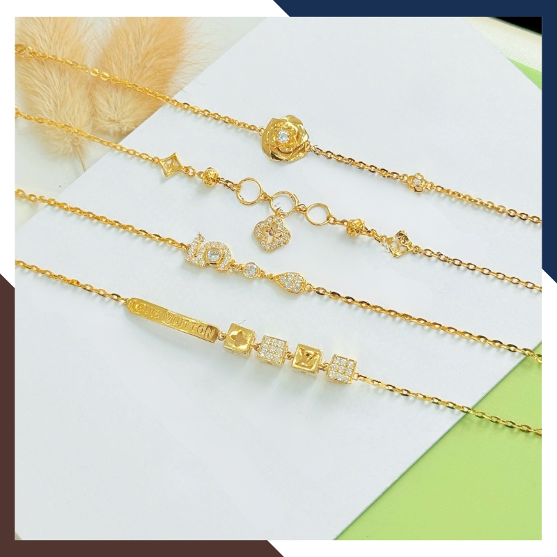 Lắc Tay Vàng Nữ 10K Charm Nhiều Mẫu LTVN367 – Thiết Kế Thời Trang, Đeo Đẹp Mỗi Ngày